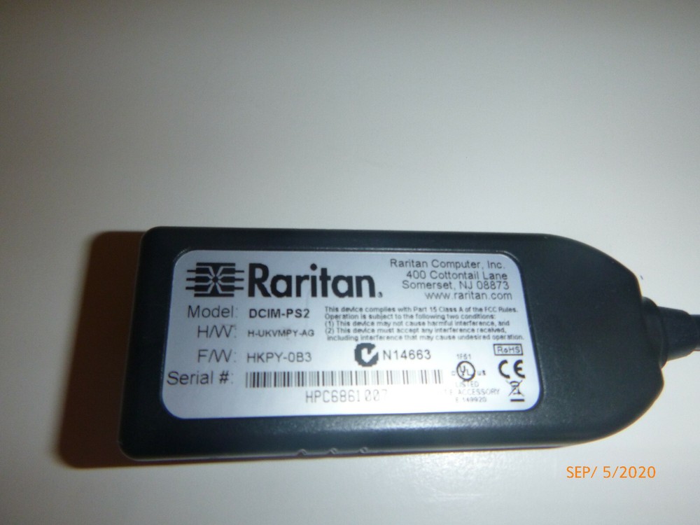Raritan Dominion D2CIM-PS2 Computer Interface Module (CIM) - KVM extender
