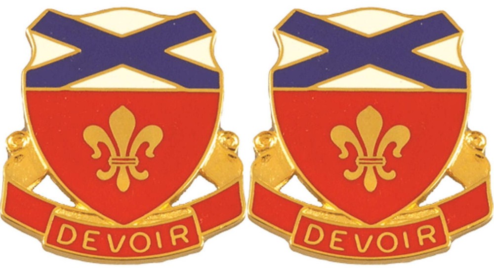 242nd ENGINEER BATTALION Distinctive Unit Insignia - Pair