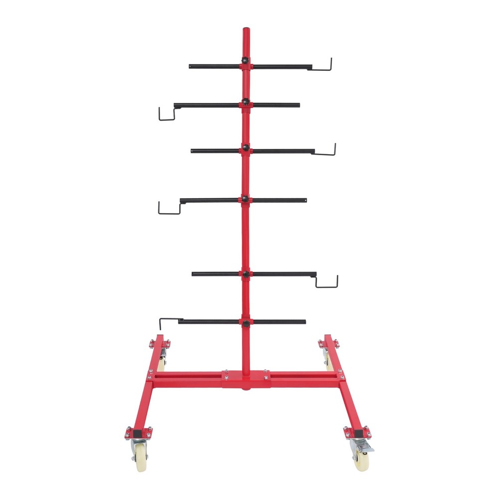 Panel Tree Paint Stand, Panel Holder, Panel Paint Stand with 6 Hooks Auto Repair