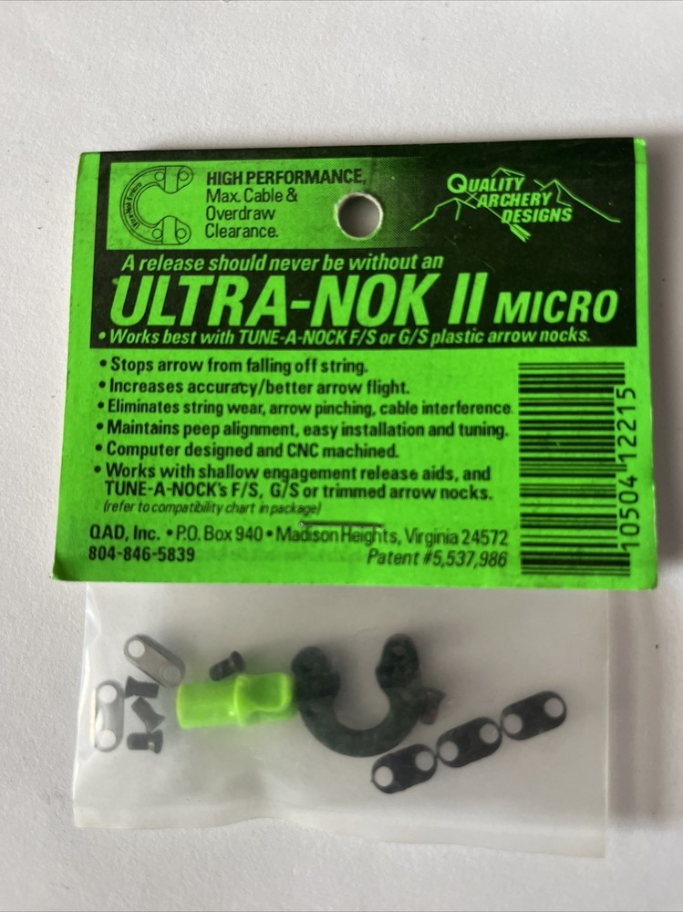 Quality Archery Designs Ultra Nok II Micro