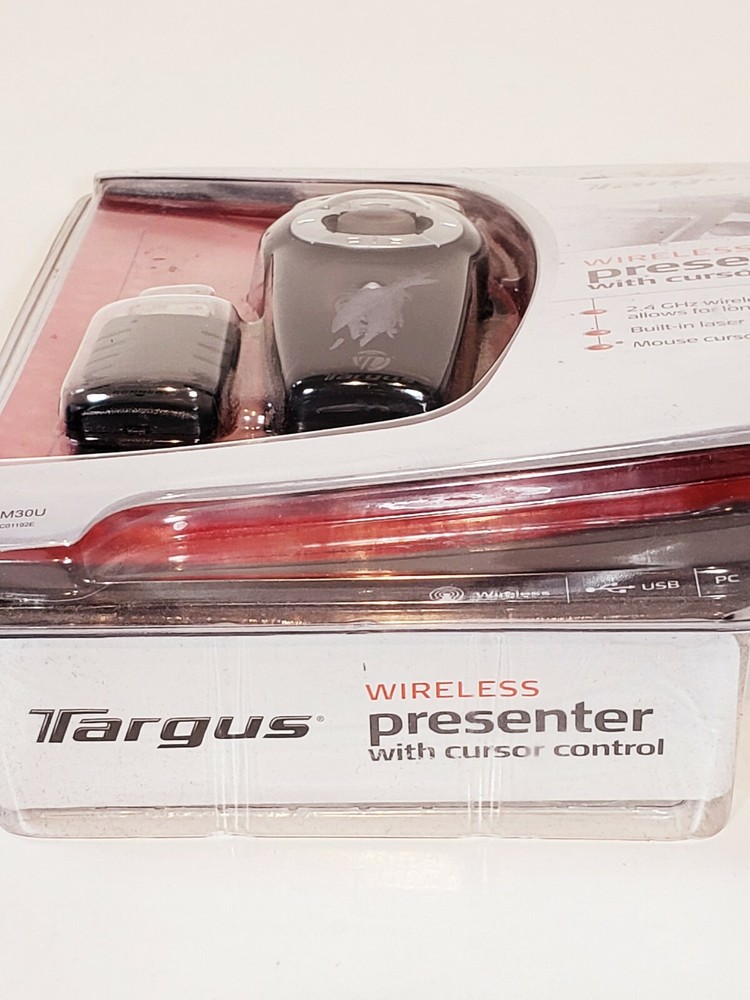 Targus Wireless Presenter With Cursor Control Built In Laser Pointer