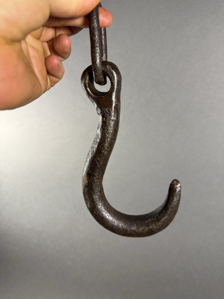 Antique Rigging Logging Hoisting Steampunk Heavy Duty Hook. Attractive Look.