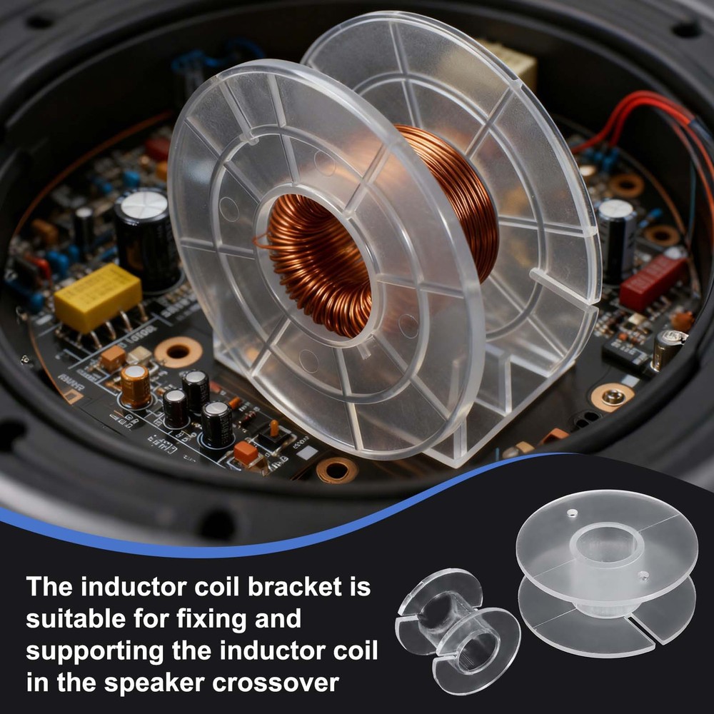 10pcs Speaker Crossover Bobbin Spools Coil, 53x29mm ABS Empty Spools