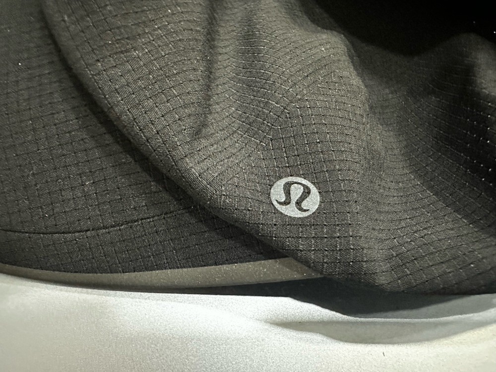 Lululemon Hat. Black. Very Light Weight. Breathable. Adjustable.