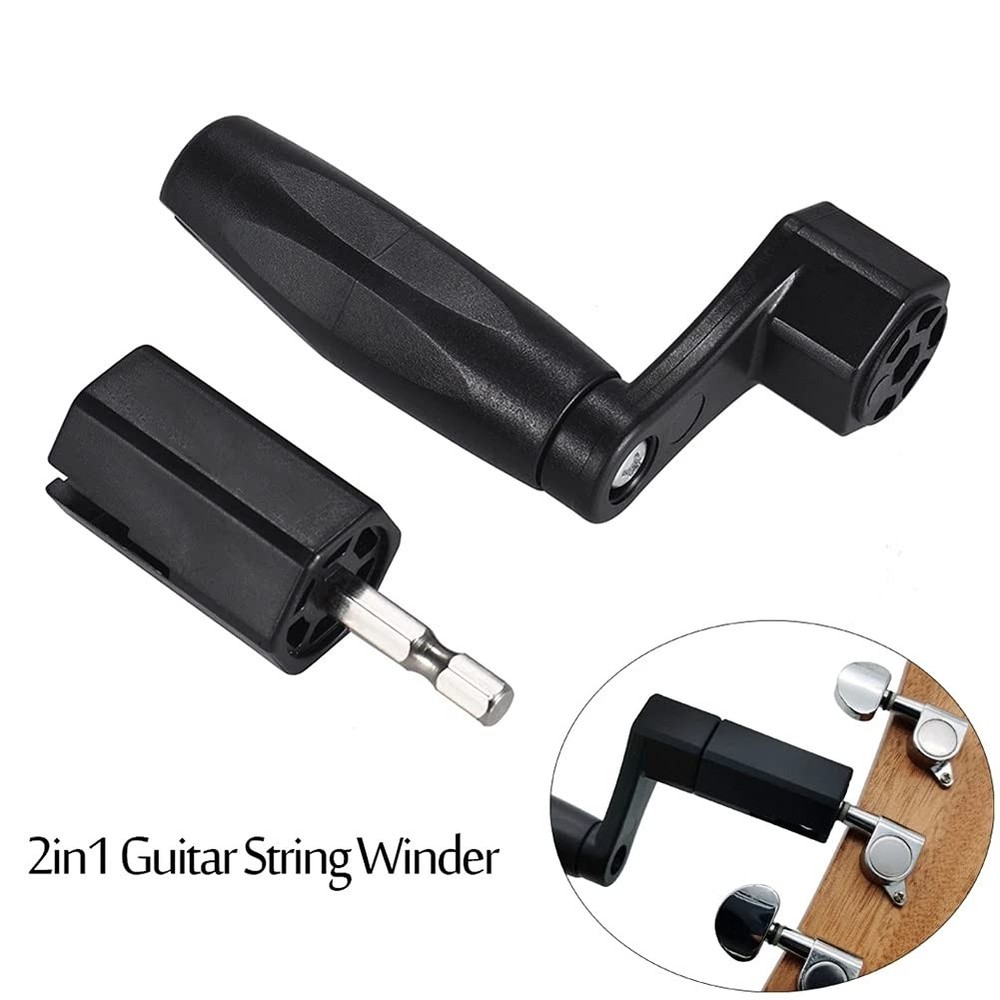 GOSONO Multifunctional Guitar String Winder Bridge Pin Puller Remover Electri...