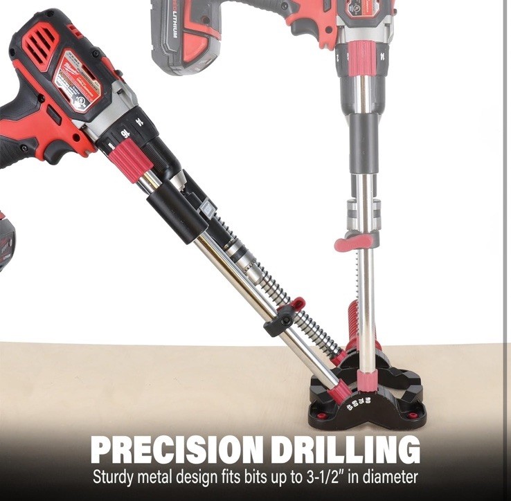 Milescraft 1318 Drill Mate Portable Drill Press Guideb Jig Multi Angle Settings