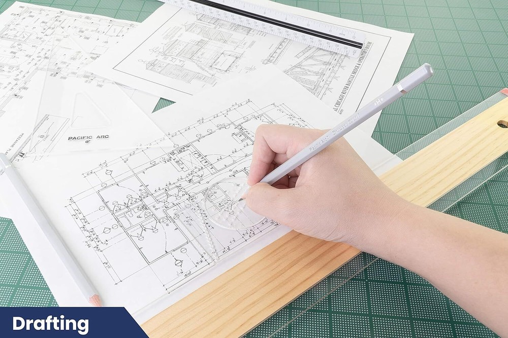 Pacific Arc, Ames Lettering Guide for Writing, Architecture, and Drawing 2 Pack