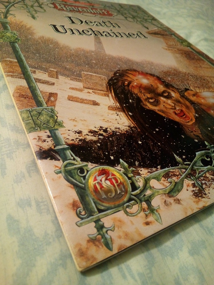 Dungeons & Dragons Ravenloft Death Unchained VG Condition with Map