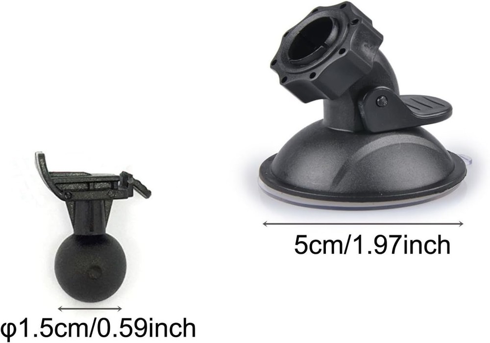 Versatile 360° Dash Cam Mount with 14 Removable Joints for Ultimate Flexibility