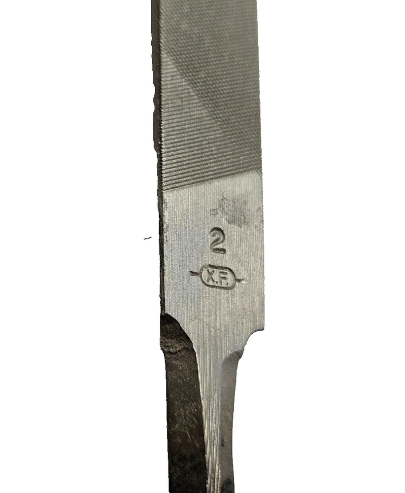 6" Triangular File Nicholson 3-Square 41498 #2 Double Cut Medium Swiss Pattern