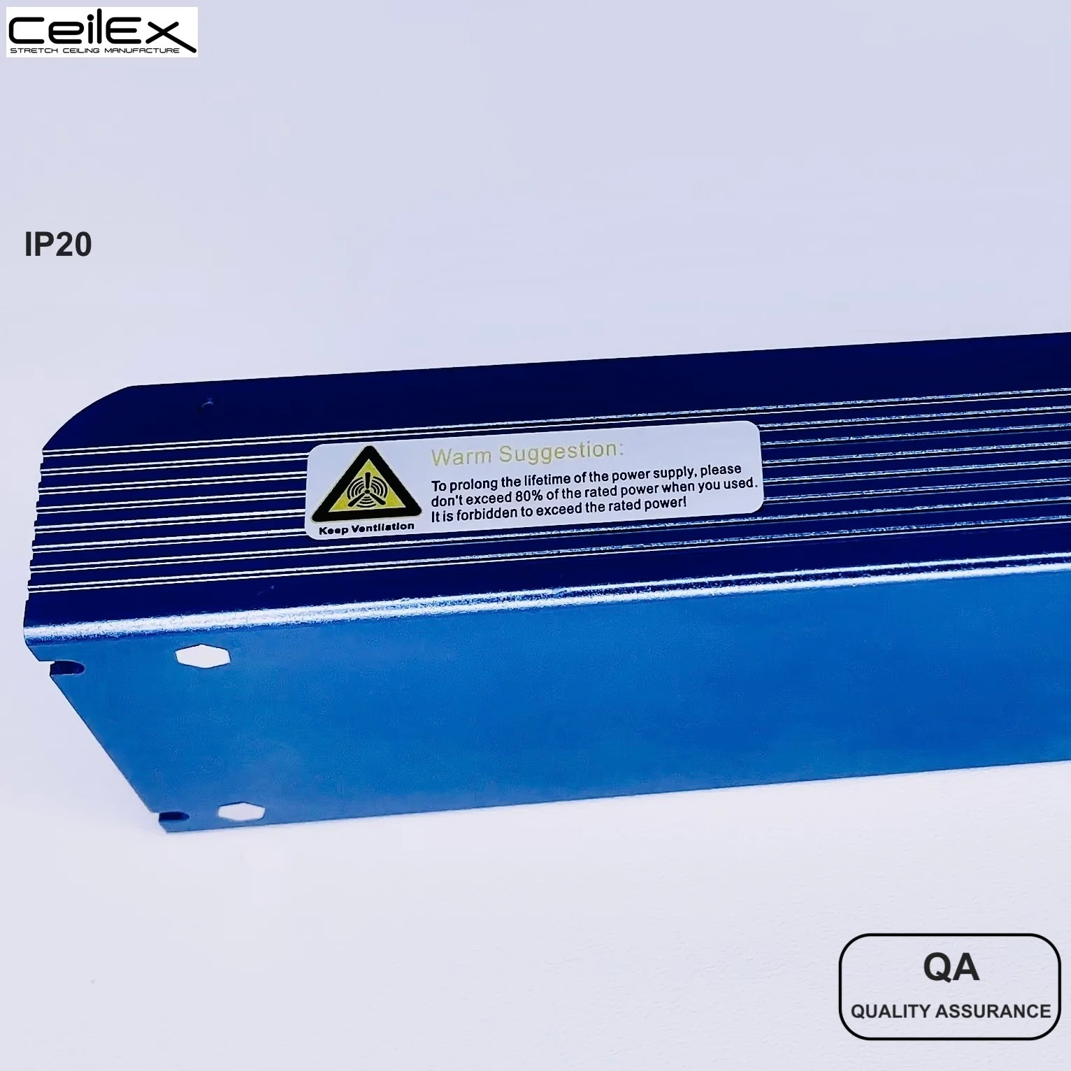 LED Power Supply 24V 500W, IP20 LED Driver, LED Transformer 100-130 VAC 50/60Hz