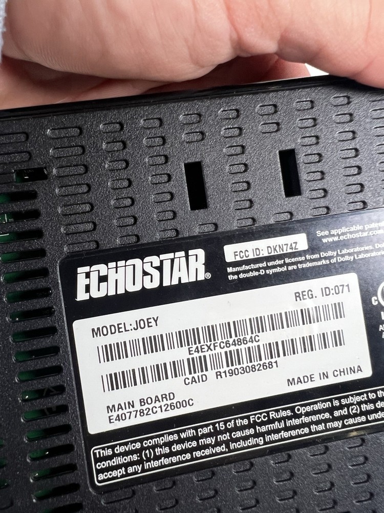 Dish Network ECHOSTAR Wireless Joey Access Point W Remote