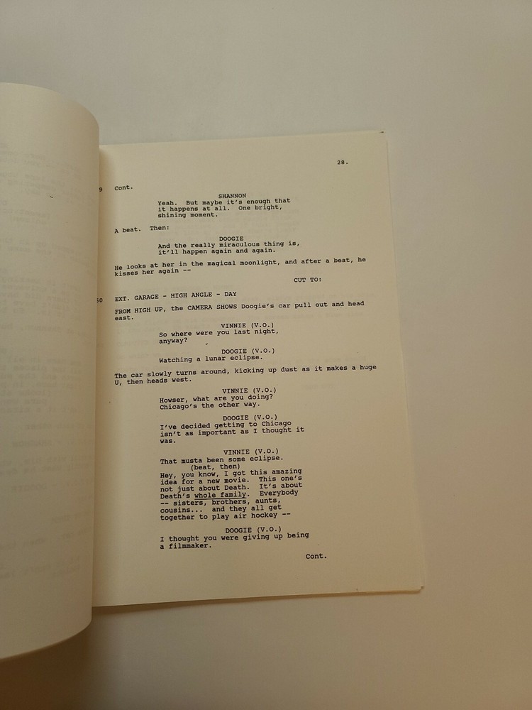 DOOGIE HOWSER, M.D. / Ellen Herman 1991 Script, Neil Patrick Harris "Doogstruck"