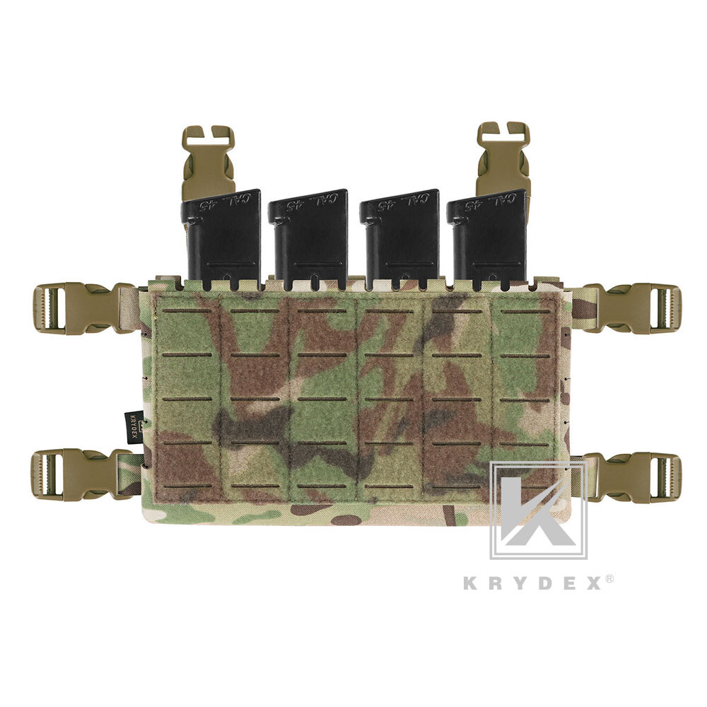 KRYDEX MK5 Tactical Placard Front Panel & Removable Buckle Laser Cut MOLLE