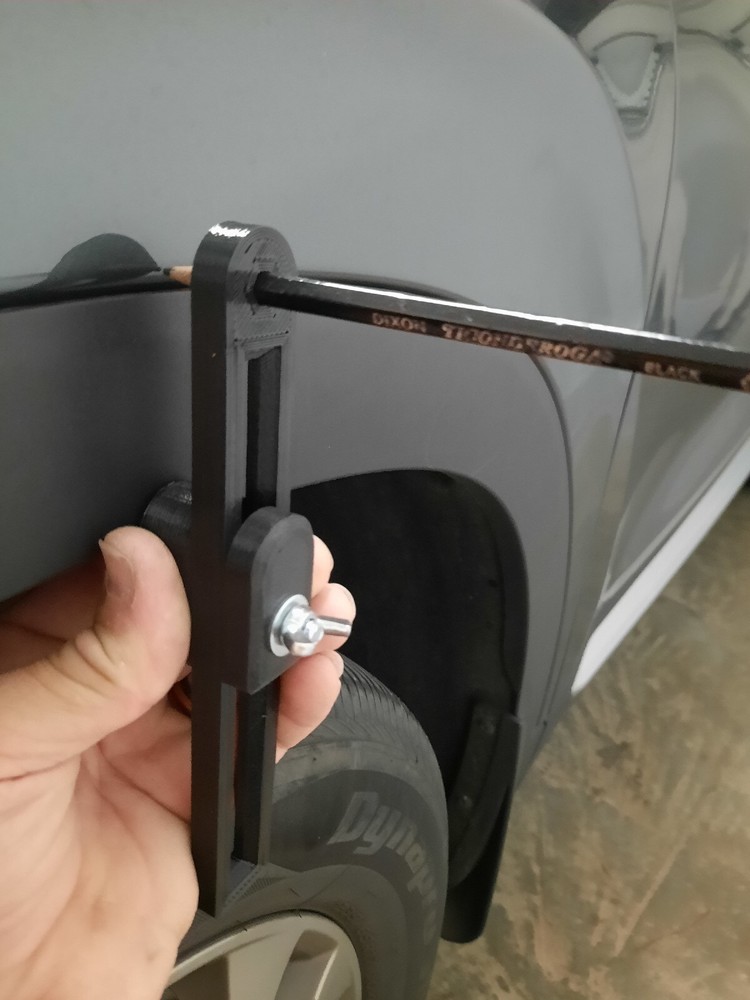 Auto Body Fender Lay Out Tool