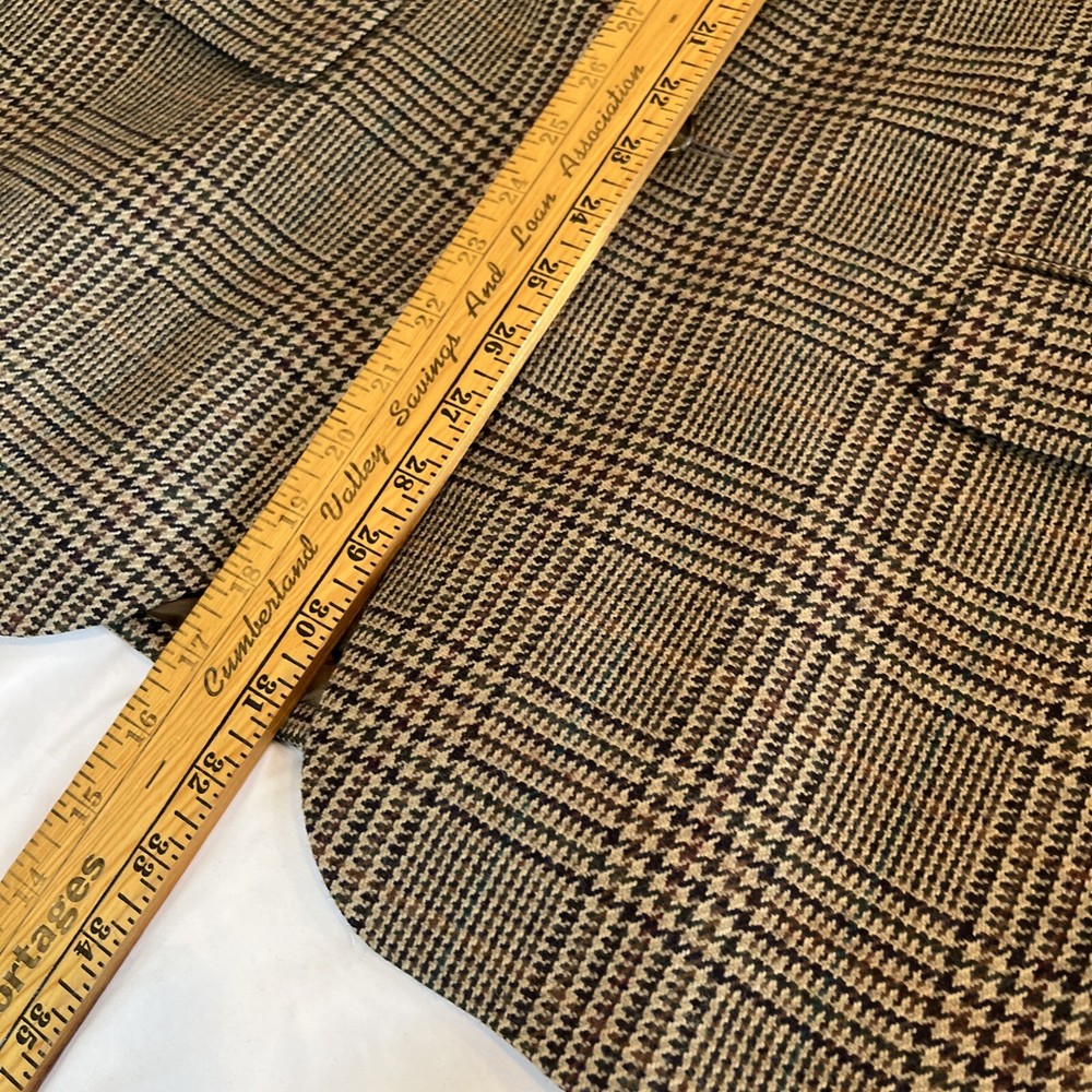 Chaps Ralph Lauren 42R Brown 2 Button Jacket Blazer