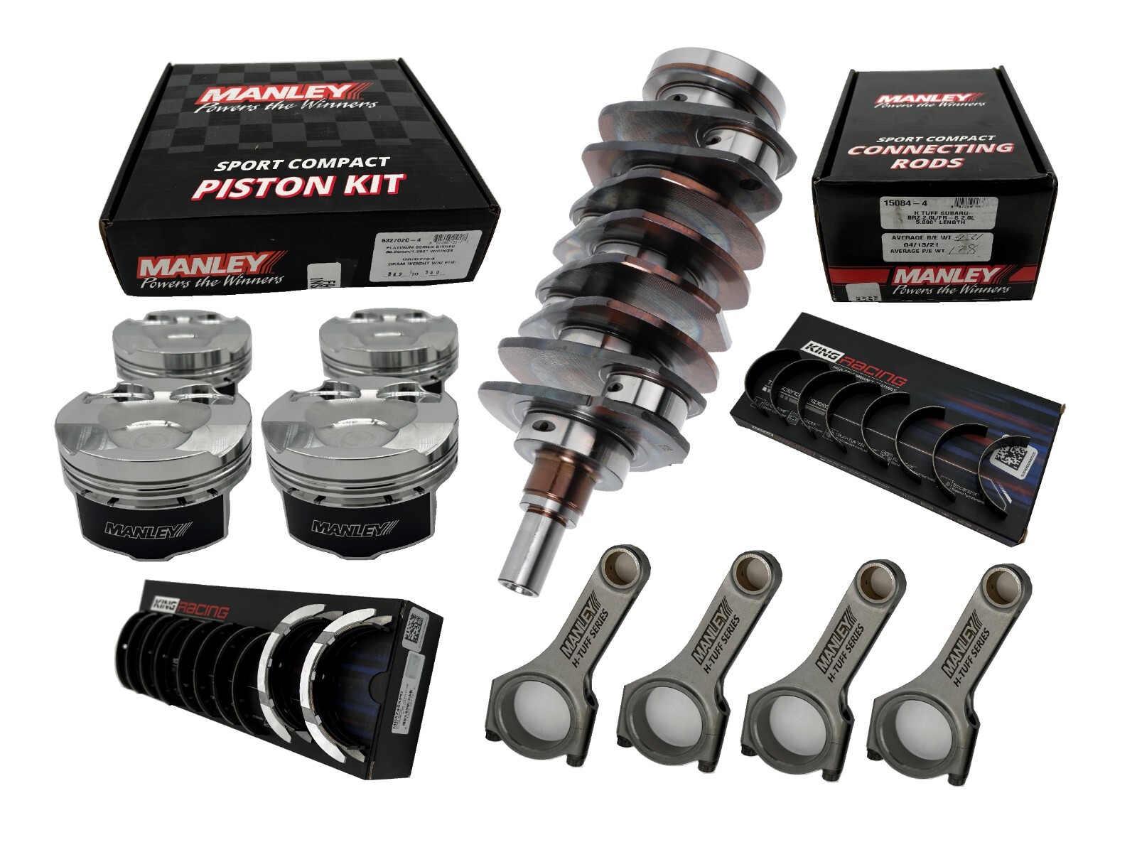 Forged Internals Rebuild Kit Manley, King Racing for Subaru 15-21 WRX FA20 86.25
