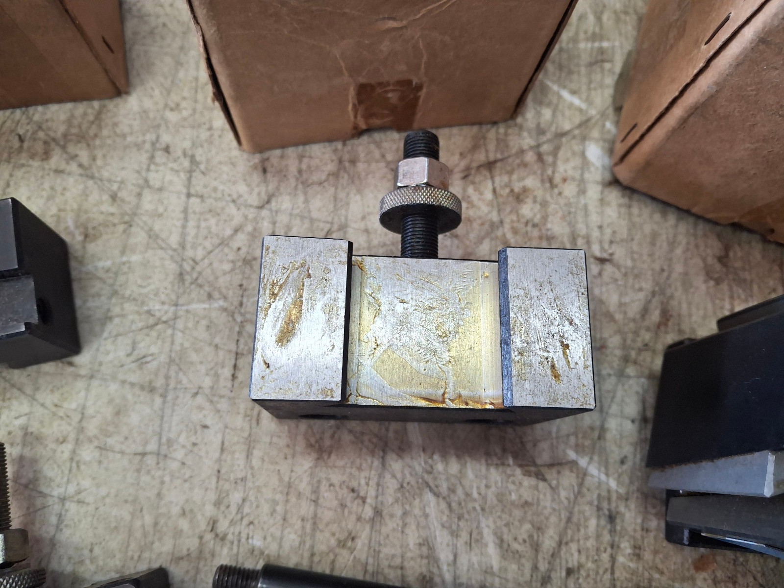 PHASE II #250-111 Wedge Type Quick Change Tool Post w/ 250-104 / 107 / 101