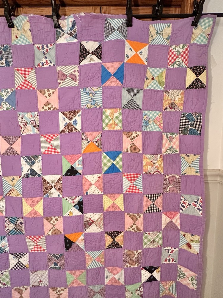 Handmade Patchwork Cotton Cutter Quilt
