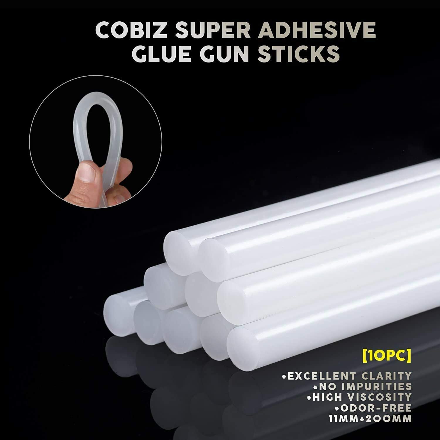 Hot Glue Gun High Temp-Full Size 60/100W Dual Power Heavy Duty Melt Glue gun