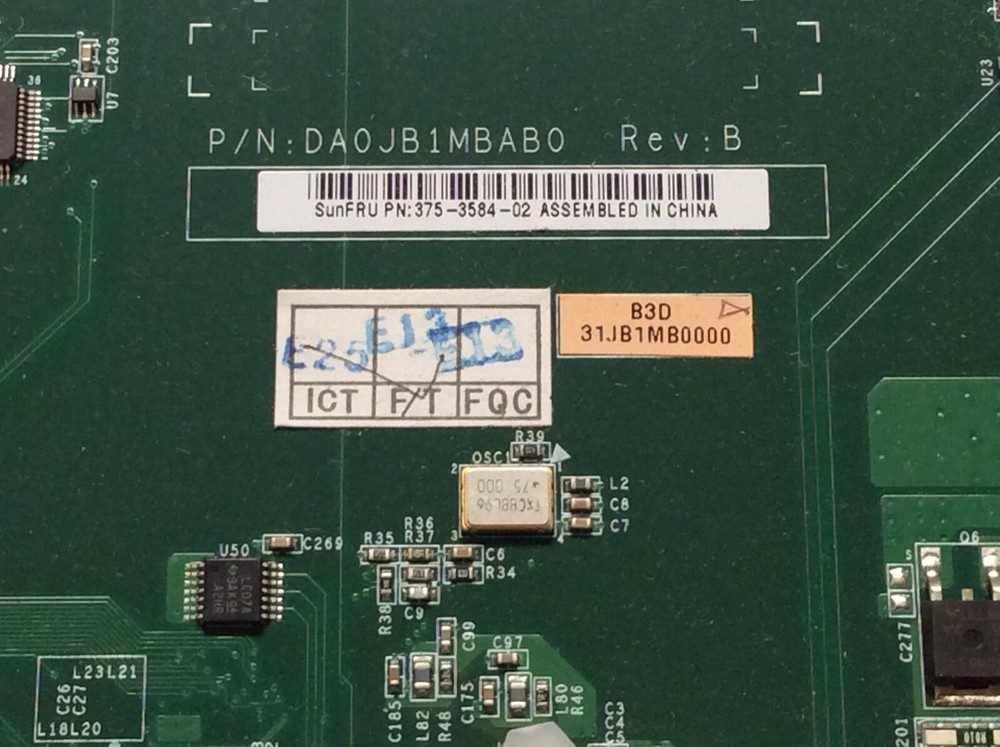 SUN Microsystems 375-3584-02 6GB/S SAS Interface Controller module hot swap