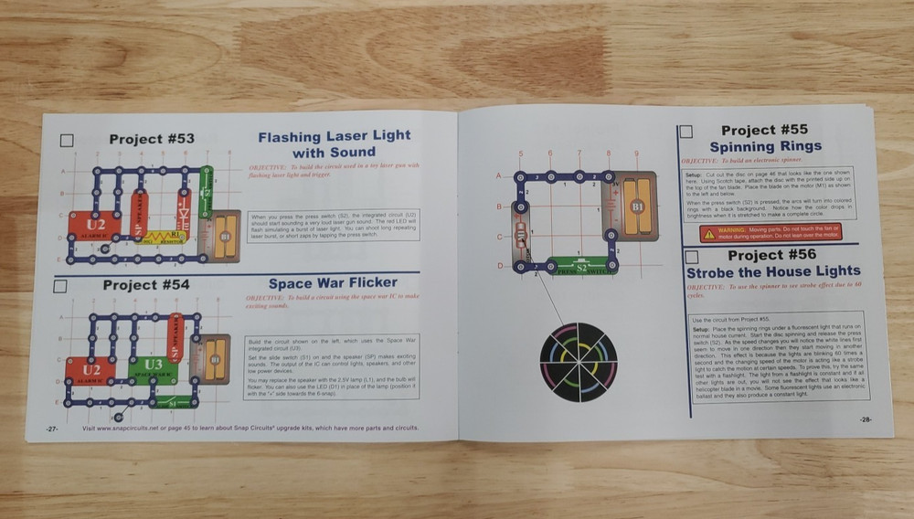 Snap Circuits Jr. SC-100 Electronics Exploration Kit, Over 100 Projects