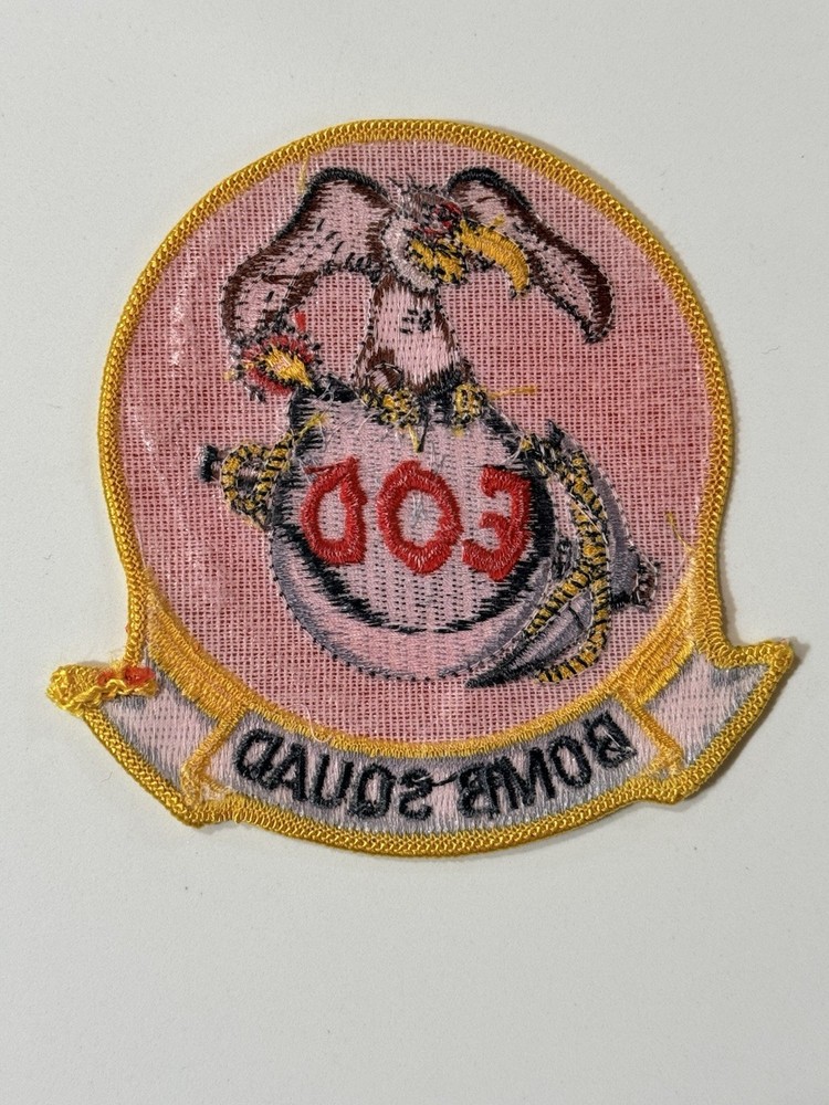 VTG Original USMC Explosive Ordnance Disposal (EOD) “Bomb Squad” Military Patch