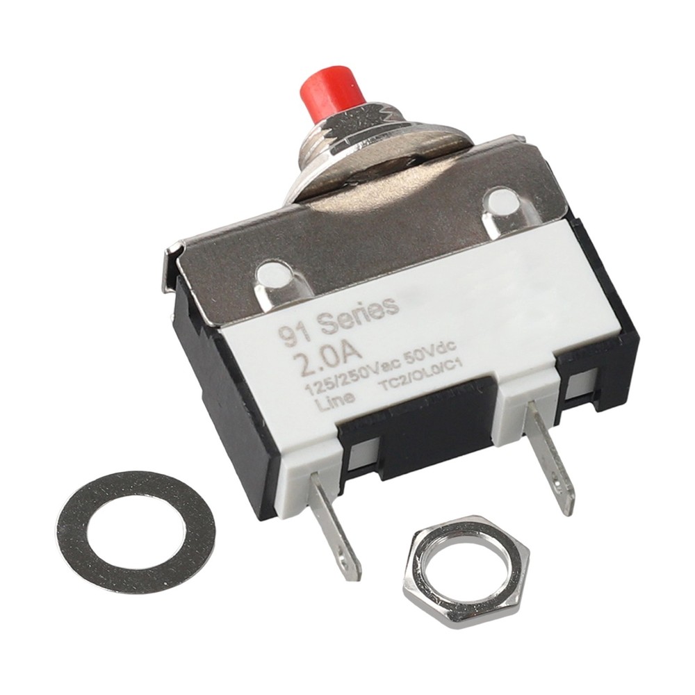 2A Manual Reset Thermal Switch for Overcurrent Protection in DC Circuits