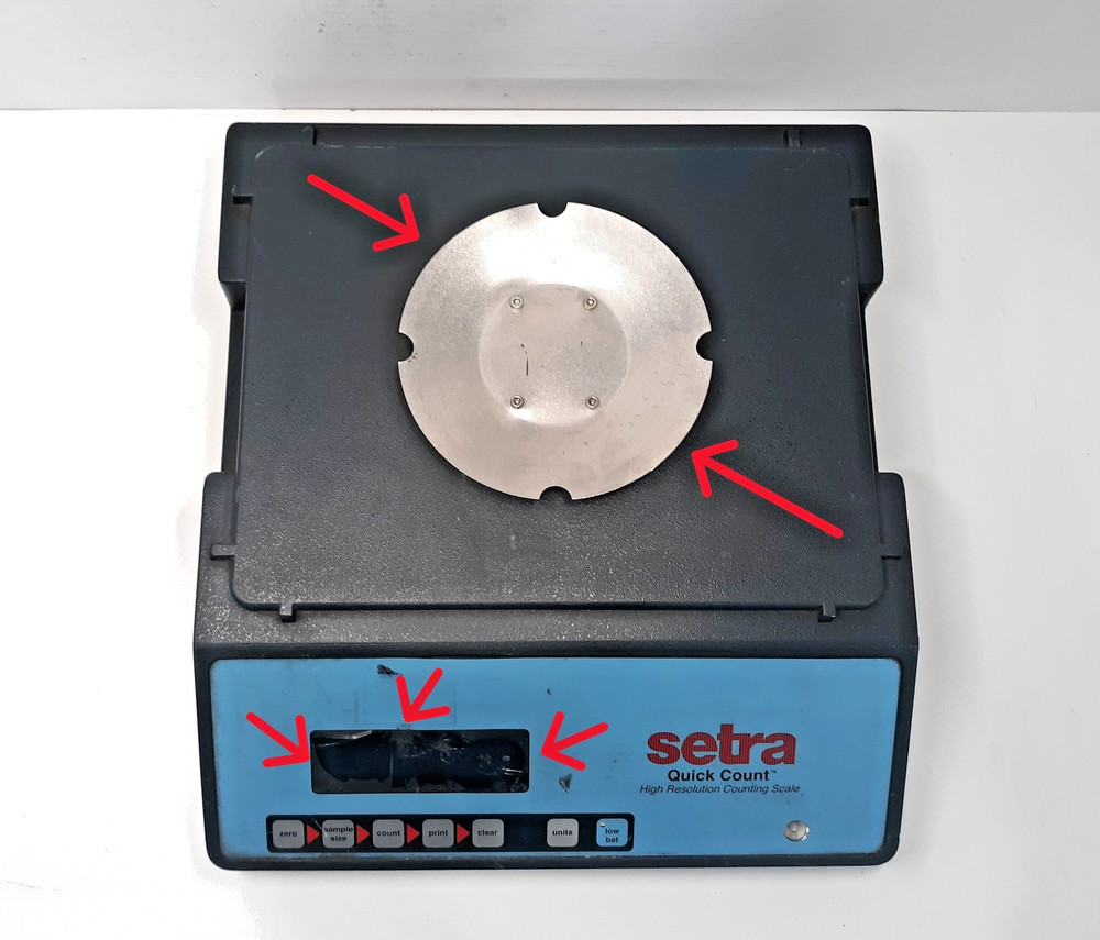 Setra Systems Quick Count High Resolution Counting Scale 16.5VDC No Power