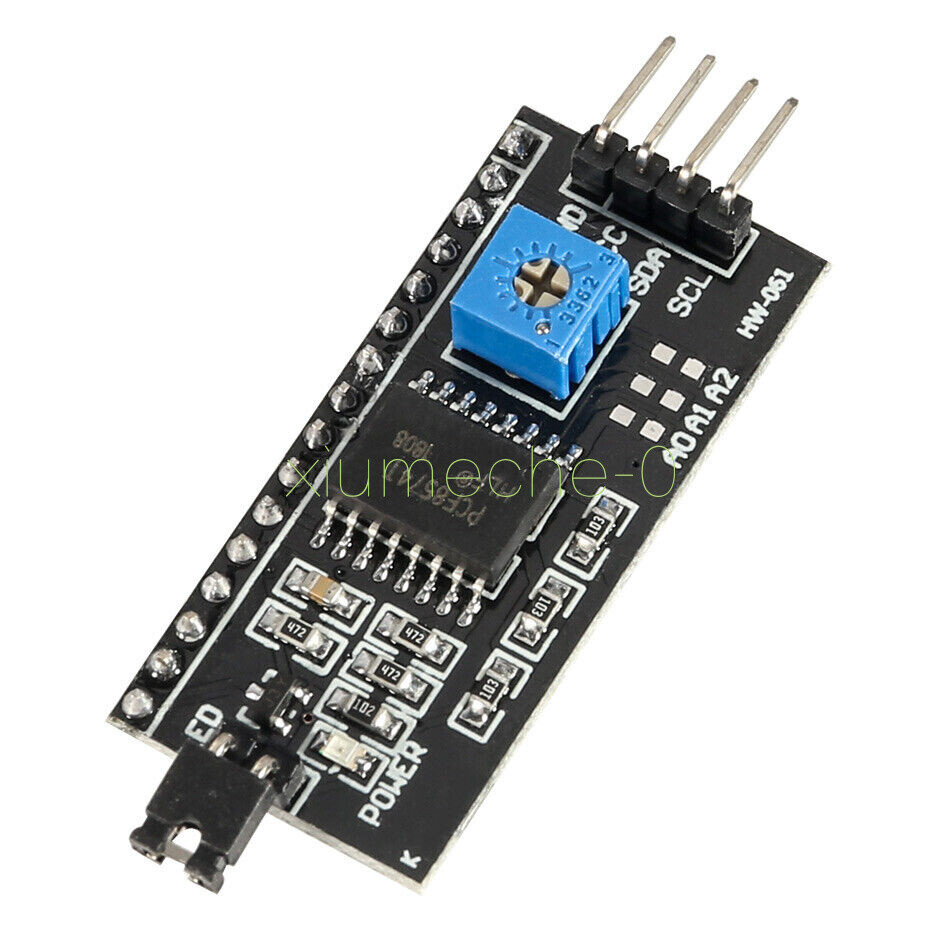 IIC I2C Adapter Serial Interface Board Module For Arduino 1602 2004 LCD Display