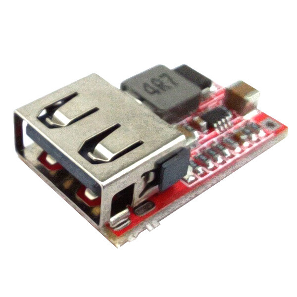 6V-24V Input to 5V 3A USB Charger Module DC Step Down Module Solder Board Buck