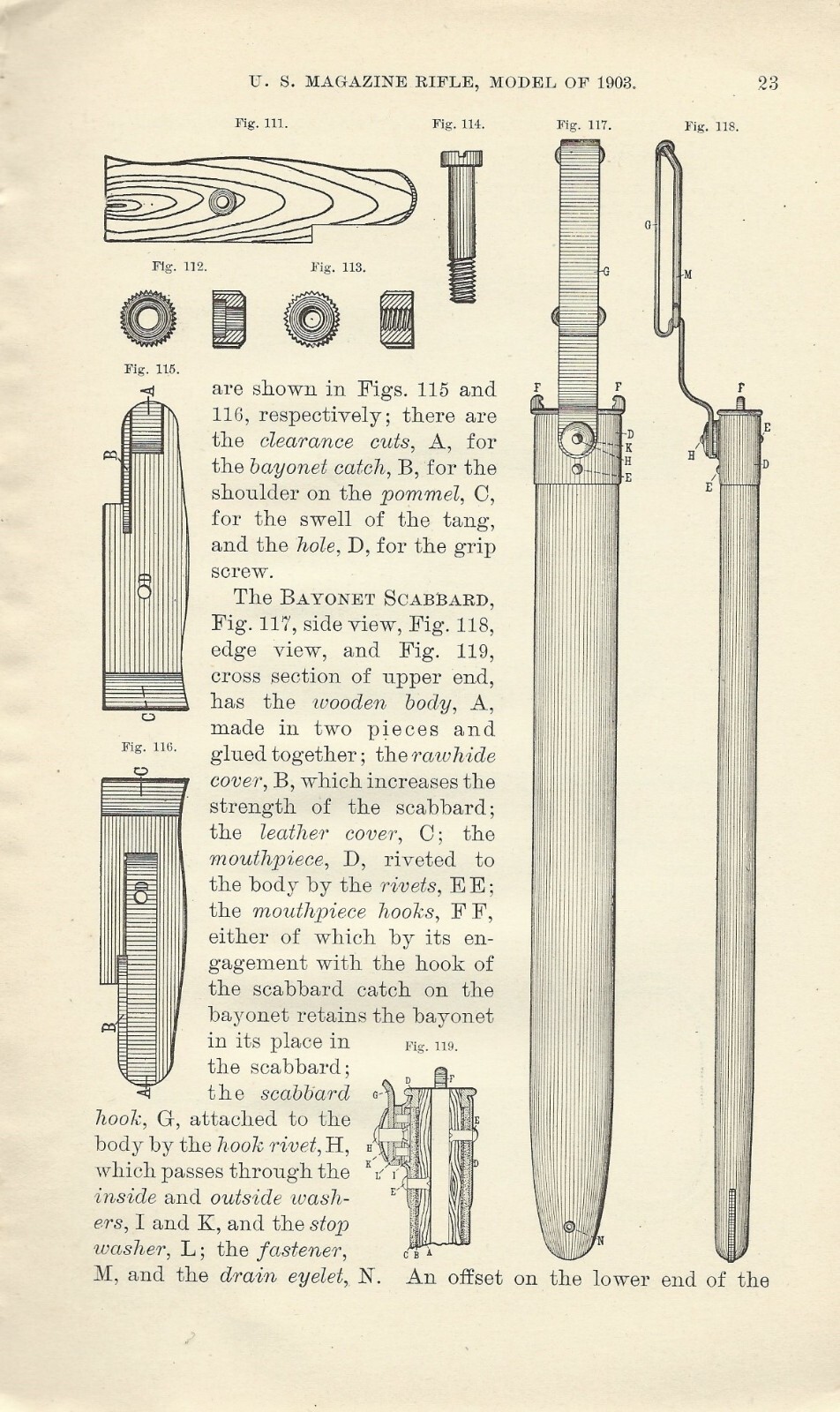 U.S. Army Magazine Rifle Model 1903 Caliber 30 Springfield M1903 Book .30-06