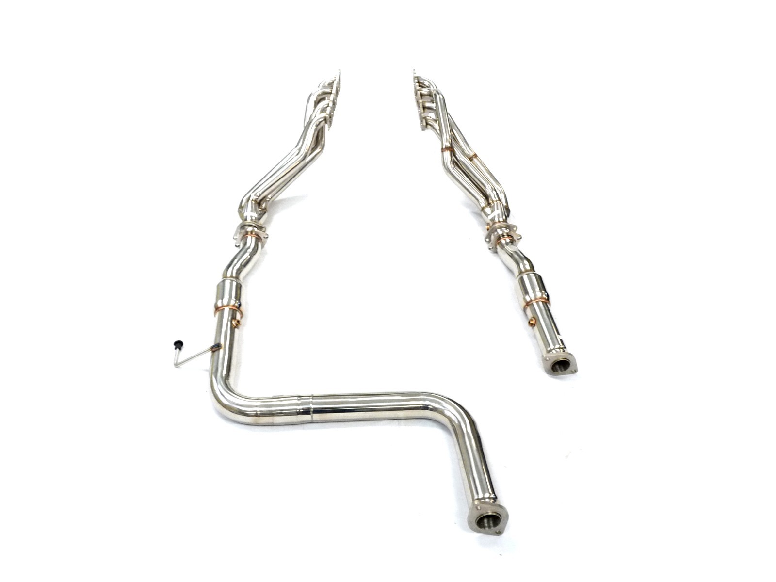 OBX Stainless Long Tube Manifold 07-23 Toyota Tundra Sequoia 5.7L V8 3UR-FE