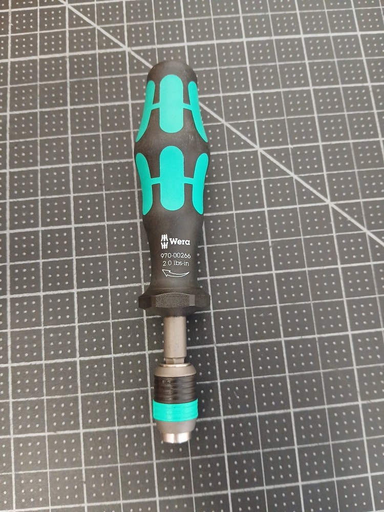 WERA 7450 Adjustable Torque Screwdriver with Quick-Release Chuck