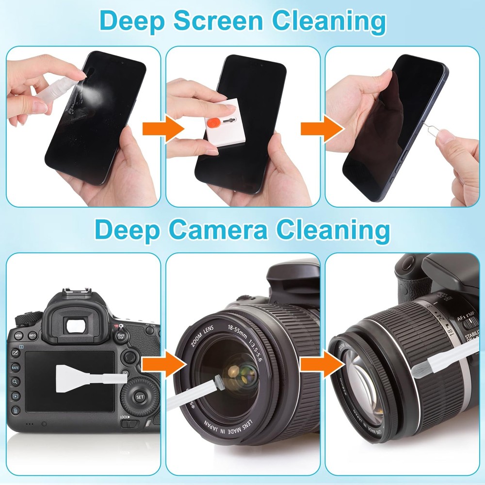 and Laptop Cleaning Kit, 32 in 1 Computer Laptop Cleaner Kit, Multi-Function ...