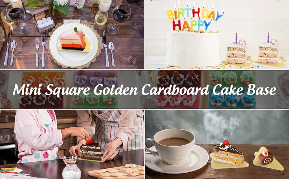 Triangle Cake Bases, Mini Cake Board Mousse Cake Cardboards Dert