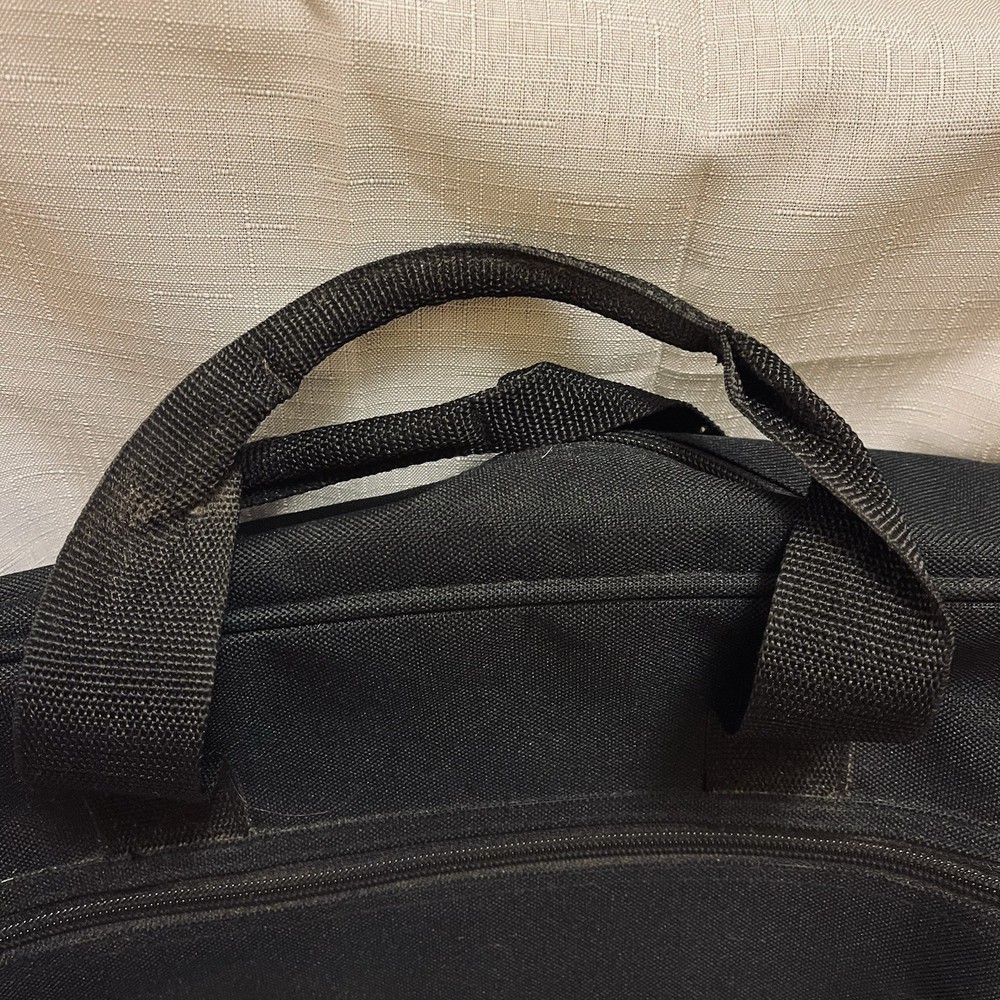 H&R Block Logo Computer Travel Shoulder Bag Document /Briefcase Side Pockets