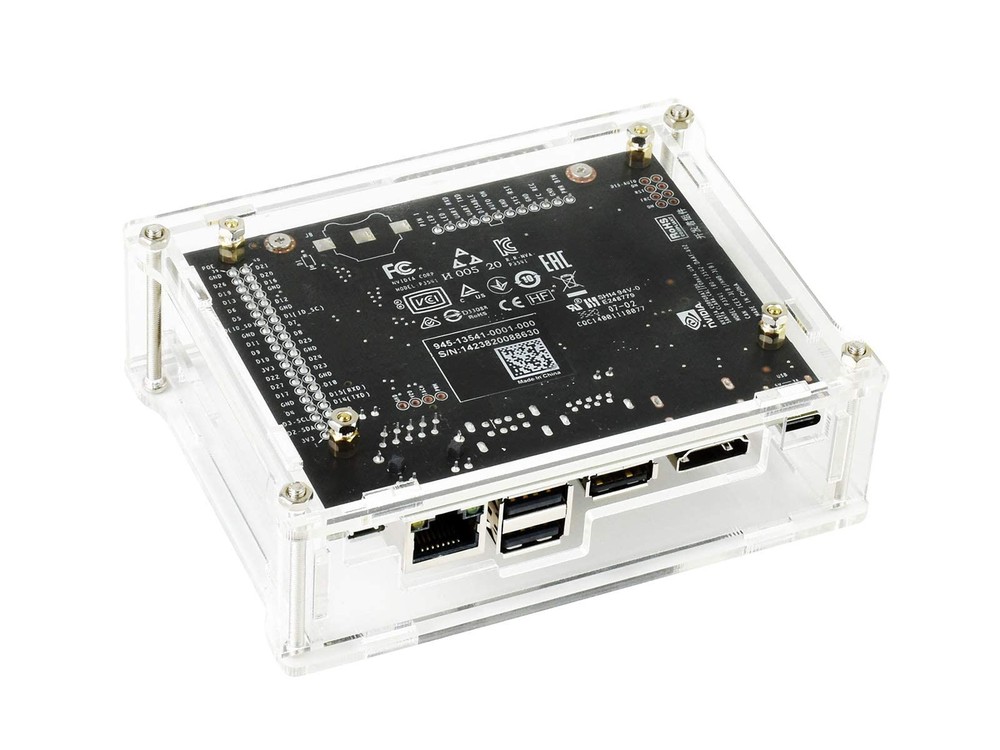 Acrylic Clear Case Enclosure Specialized for Jetson Nano 2GB Developer