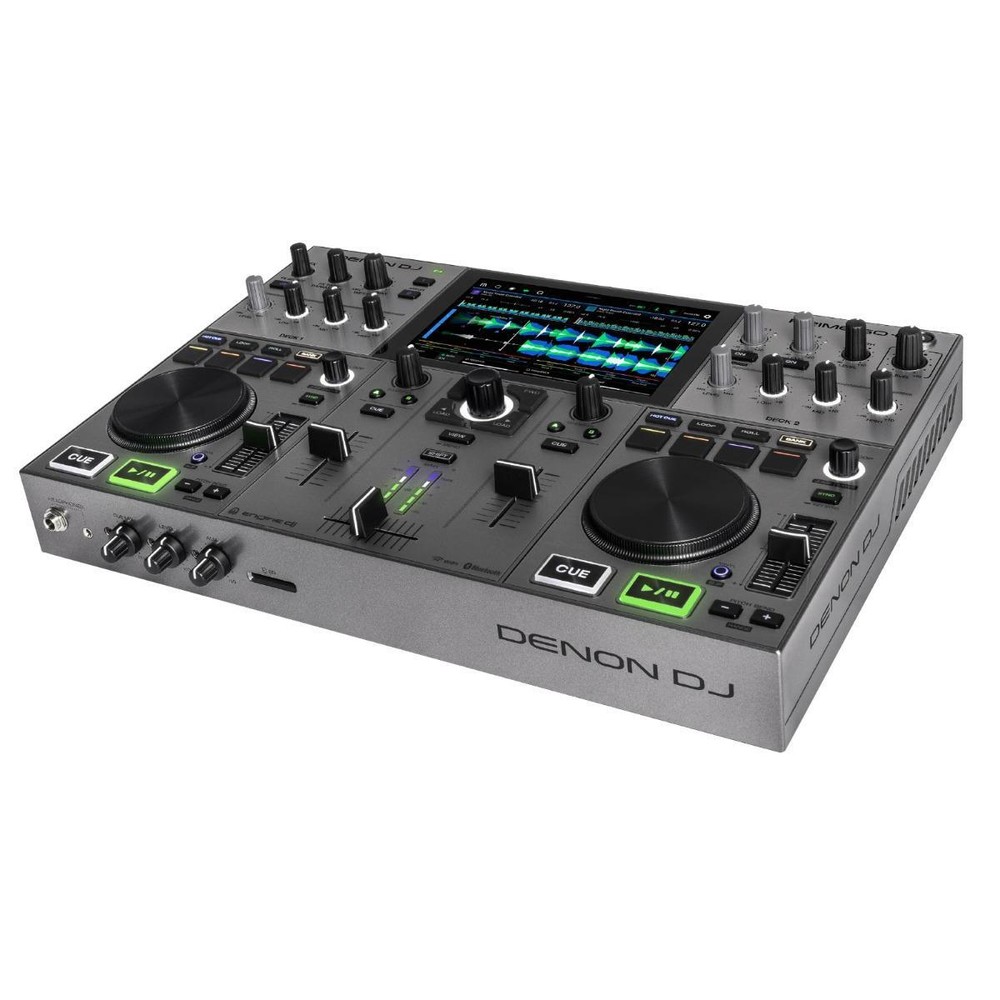Denon DJ PRIME GO+ Portable Battery Powered Standalone DJ Controller w Bag