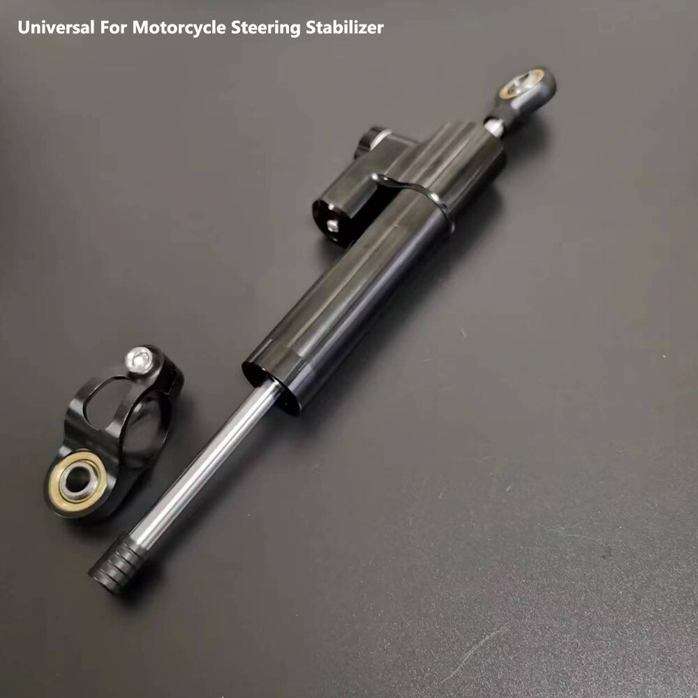Universal CNC Motorcycle Steering Damper Stabilizer Linear Reversed Safe Control