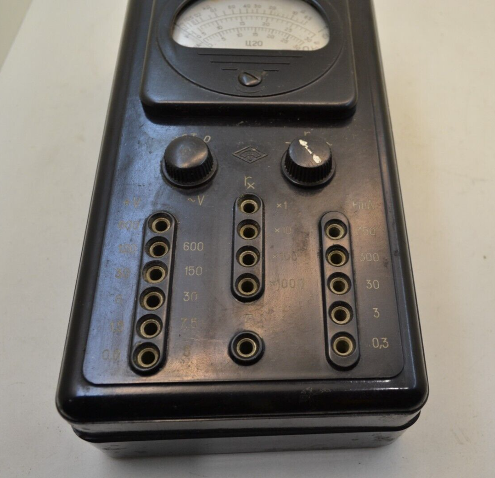 Vintage electrical measuring instrument from 1965