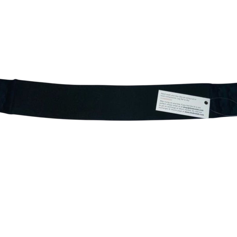 THE BRA LAB "Manhattan Black Back Strap" Multiway, Interchangeable Back Strap