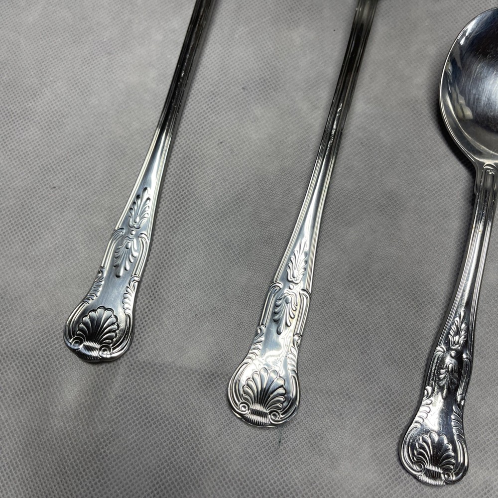 Reed & Barton KINGS 5 Pc 1824-1999 175th Select Stainless Serving Flatware Set