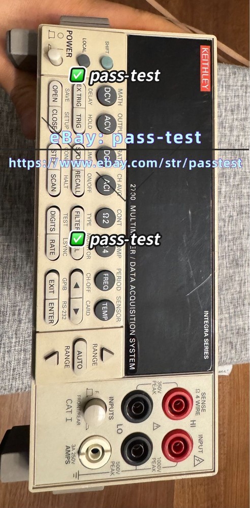 Keithley 2700 Data Logger.. #pass