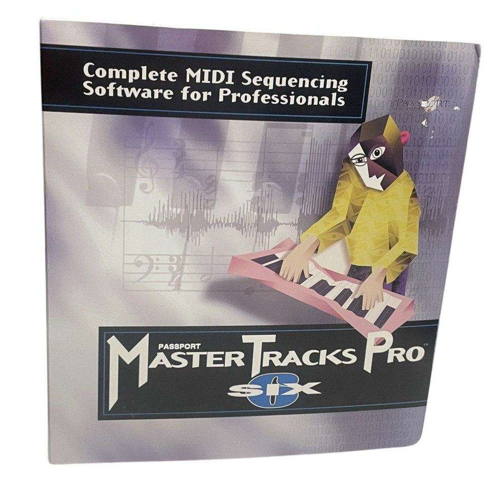 Complete MIDI Sequencing Software for Professionals Master Tracks Pro 6 WINDOWS