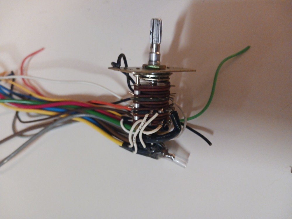 Function Select Knob Switch Assembly - Vintage JC Penney Compact Stereo 683-1770