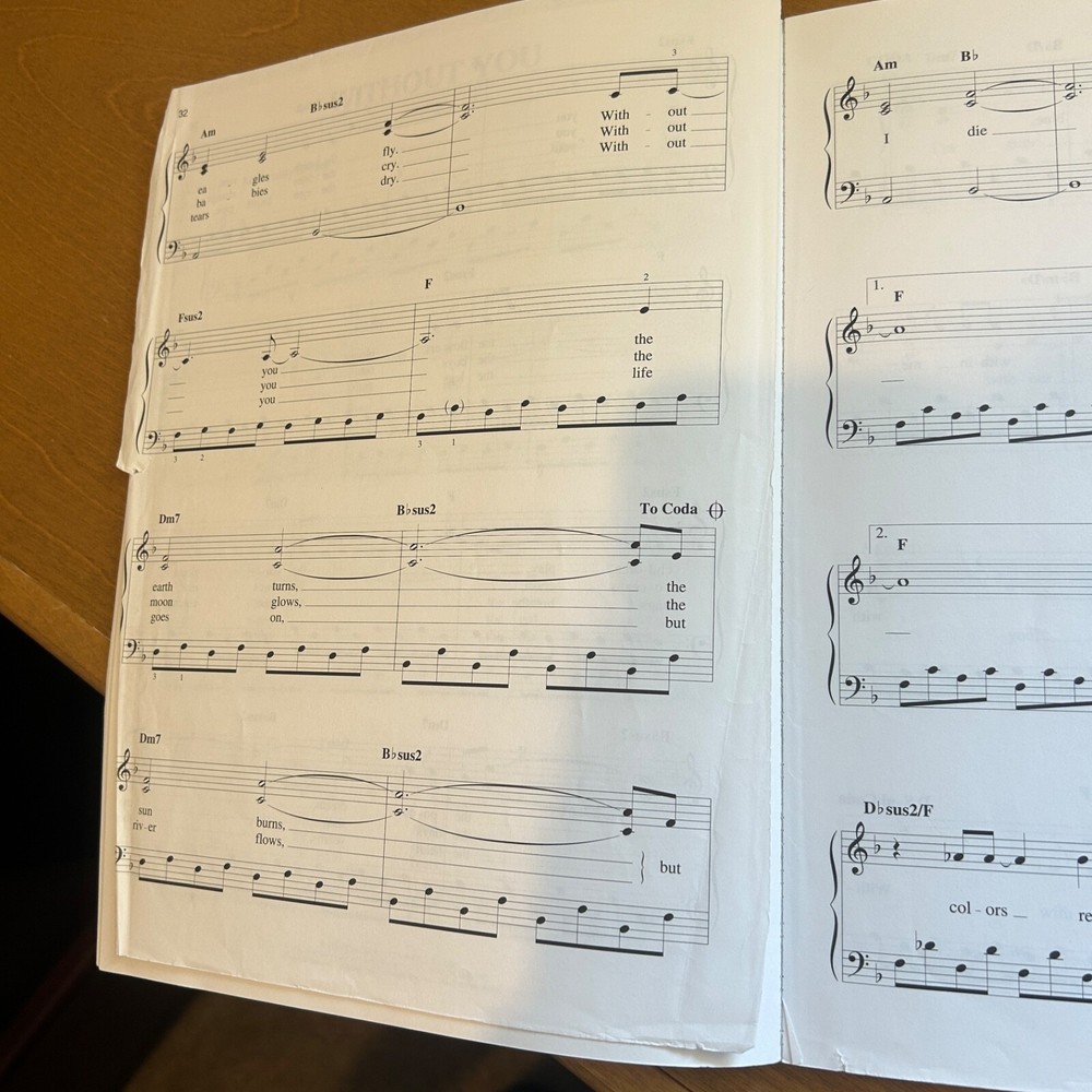 RENT Musical Easy Piano Book