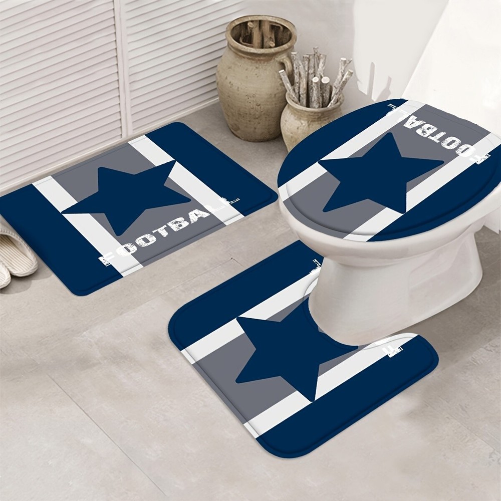 Texas Star Shower Curtain Set with Accessories