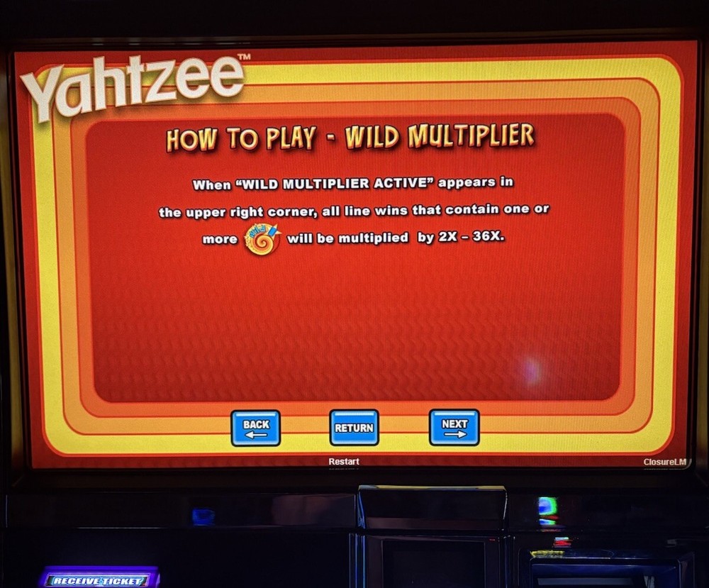 WMS BB2 YAHTZEE SLOT MACHINE SOFTWARE SET GAME & OS EXTREMELY FUN GAME TESTED