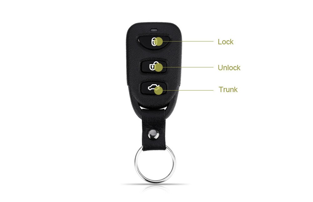 3-button Remote Control Lock Kit Keyless Entry Car Alarm System